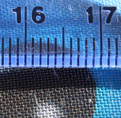 Detail of wire mesh